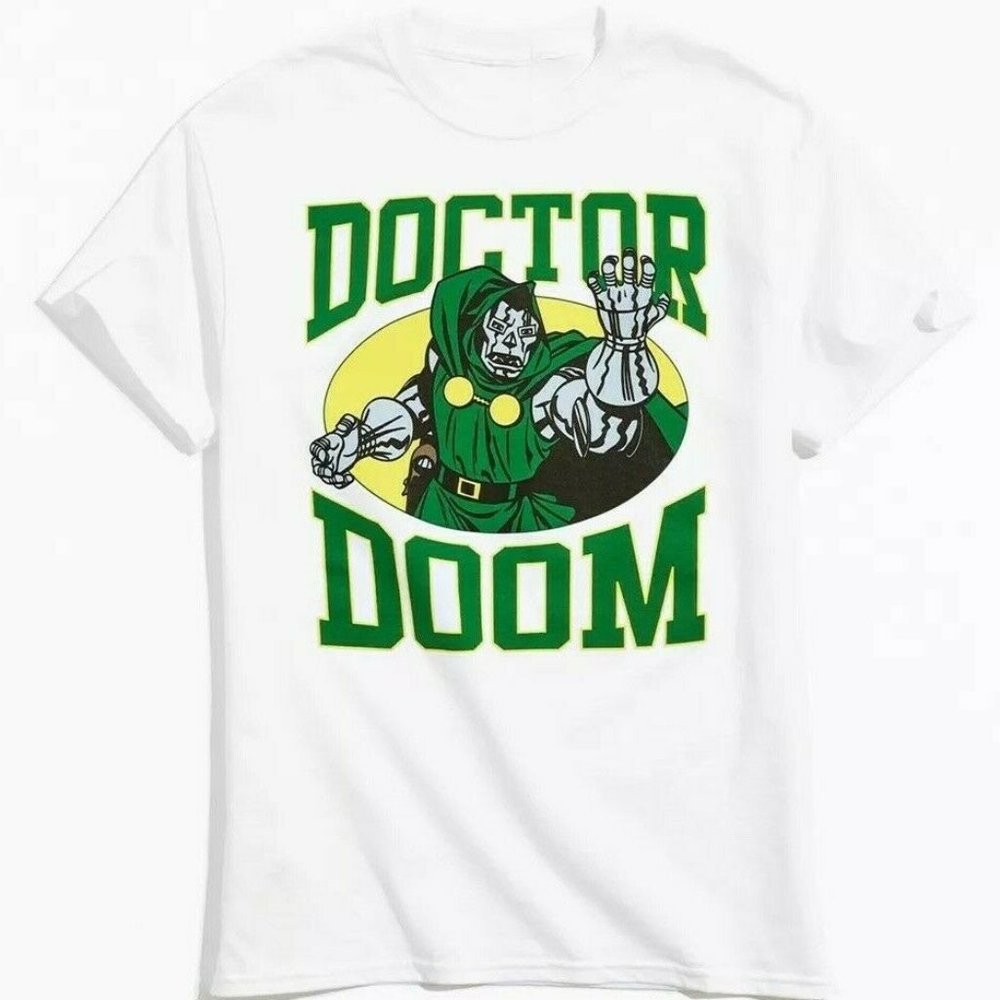 Dr. Doom White Tee Shirt (Small)
